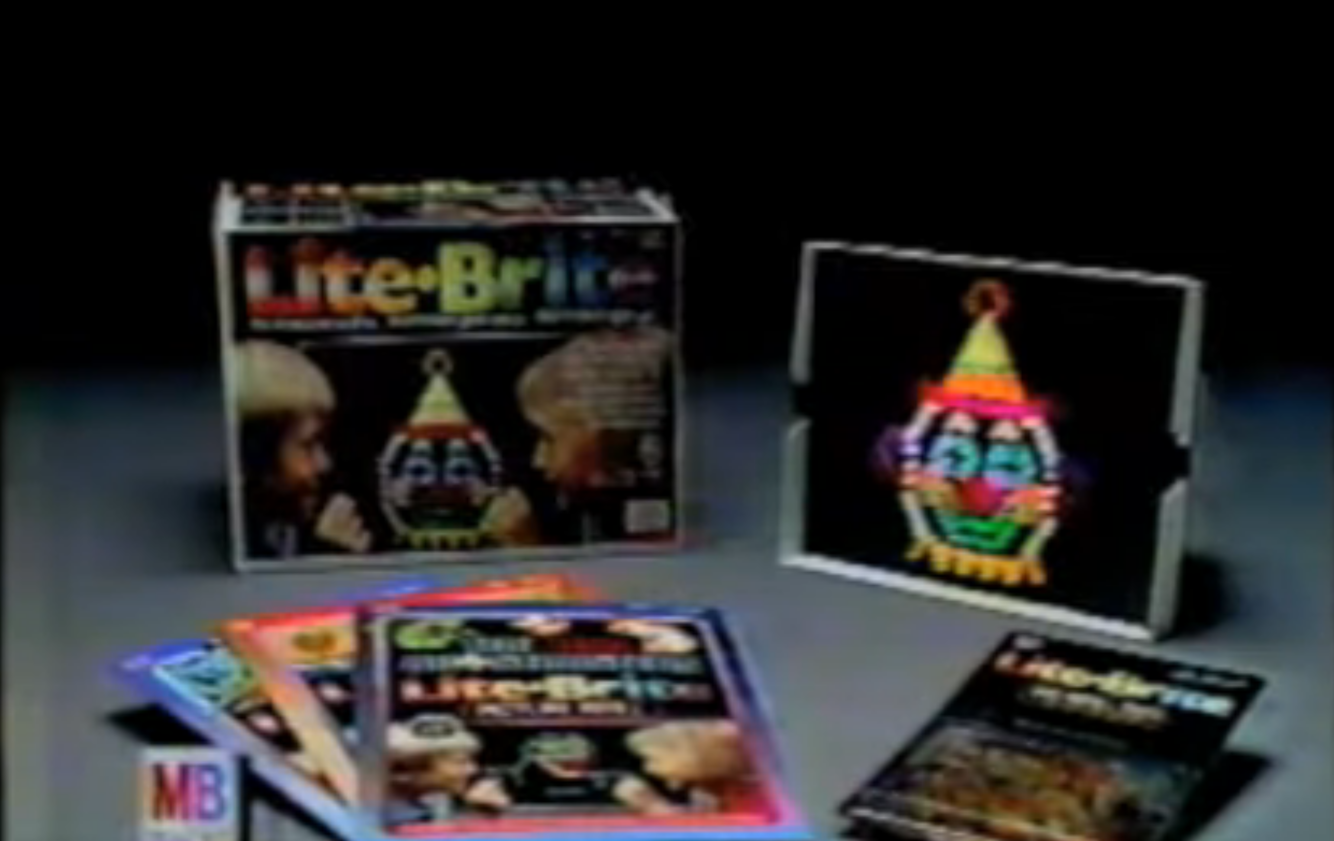 Vintage 1980s Lite Brite Light Bright Lite-Brite With Box, pegs, sheets!